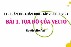 Tọa độ một điểm, Tọa độ một Vectơ, Tọa độ trung điểm đoạn thẳng và trọng tâm tam giác? Toán 10 chân trời tập 2 chương 9 bài 1